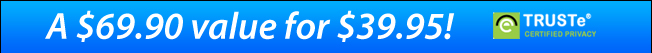 A $69.90 value for $39.95! Buy One Get One Free!