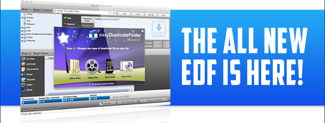 The All New Easy Duplicate Finder is here!