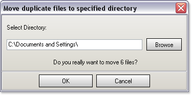 Move duplicates to folder Move duplicates to folder