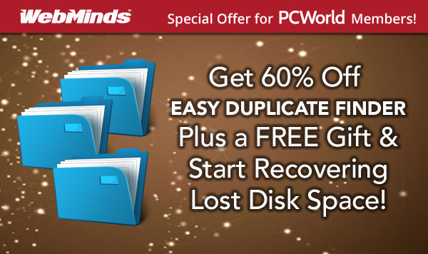 Get 60% Off EASY DUPLICATE FINDER This Christmas and Recover Lost Disk Space!