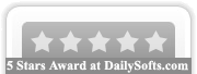 Easy Duplicate Finder™ has received 5 Stars Award at DailySofts