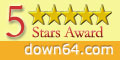 Easy Duplicate Finder™ has received 5 Stars Award at Down64.