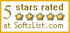 Easy Duplicate Finder™ has received 5 Stars Award at SoftsList.