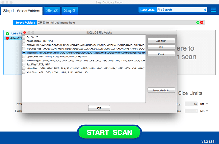 Duplicate mp3 finder